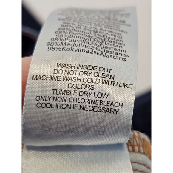 MICHAEL KORS 38/32 Tailored Fit Denim Tapered Leg Blue Jeans Pants Men's EUC - Picture 8 of 8